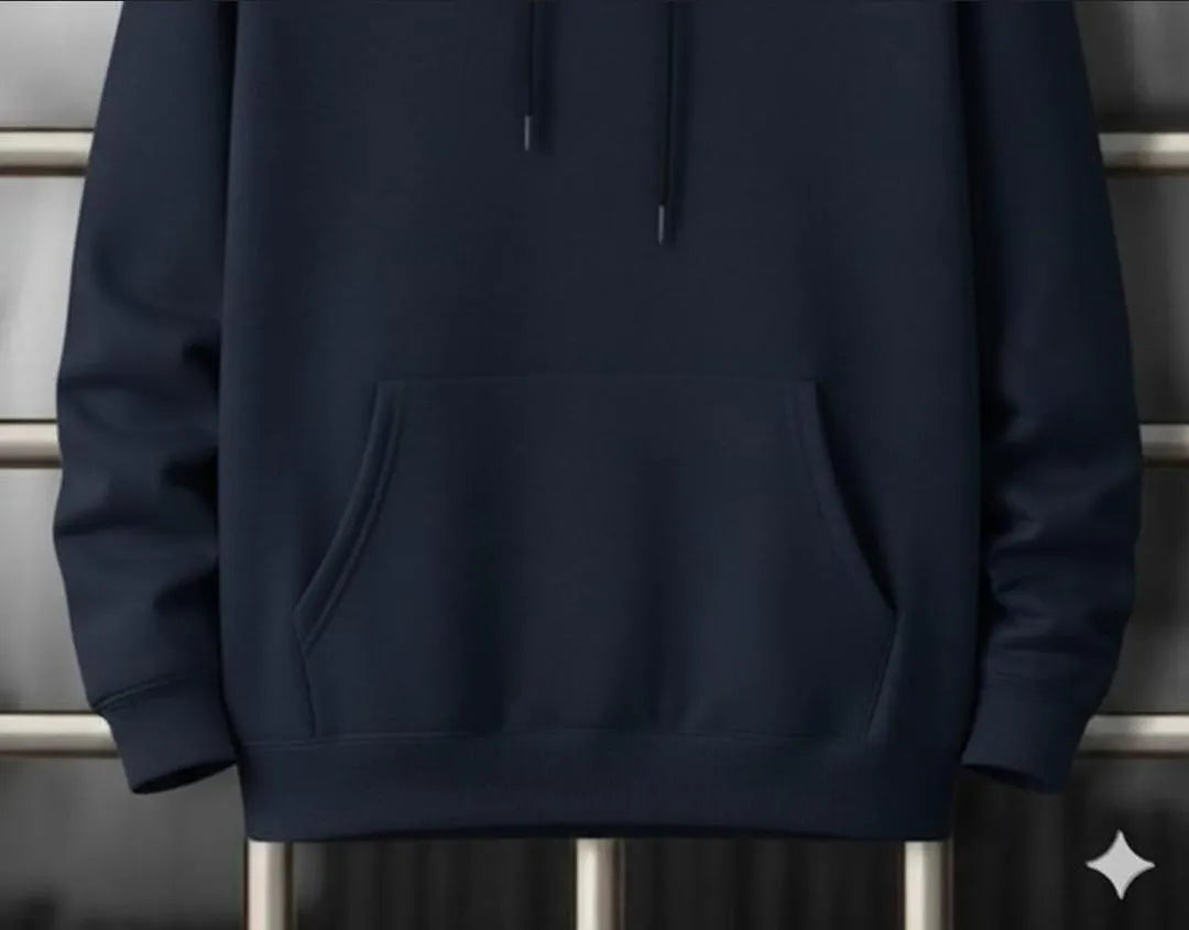 Men Cotton Hoodie DOPE Bold Print Blue