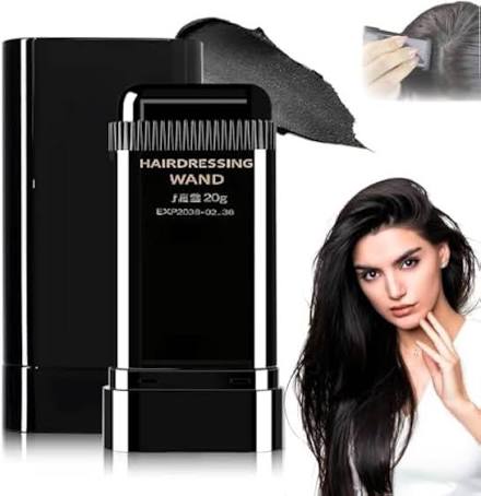 Black Hair Root Touch-Up Wand – Easy & Instant Coverage ✨