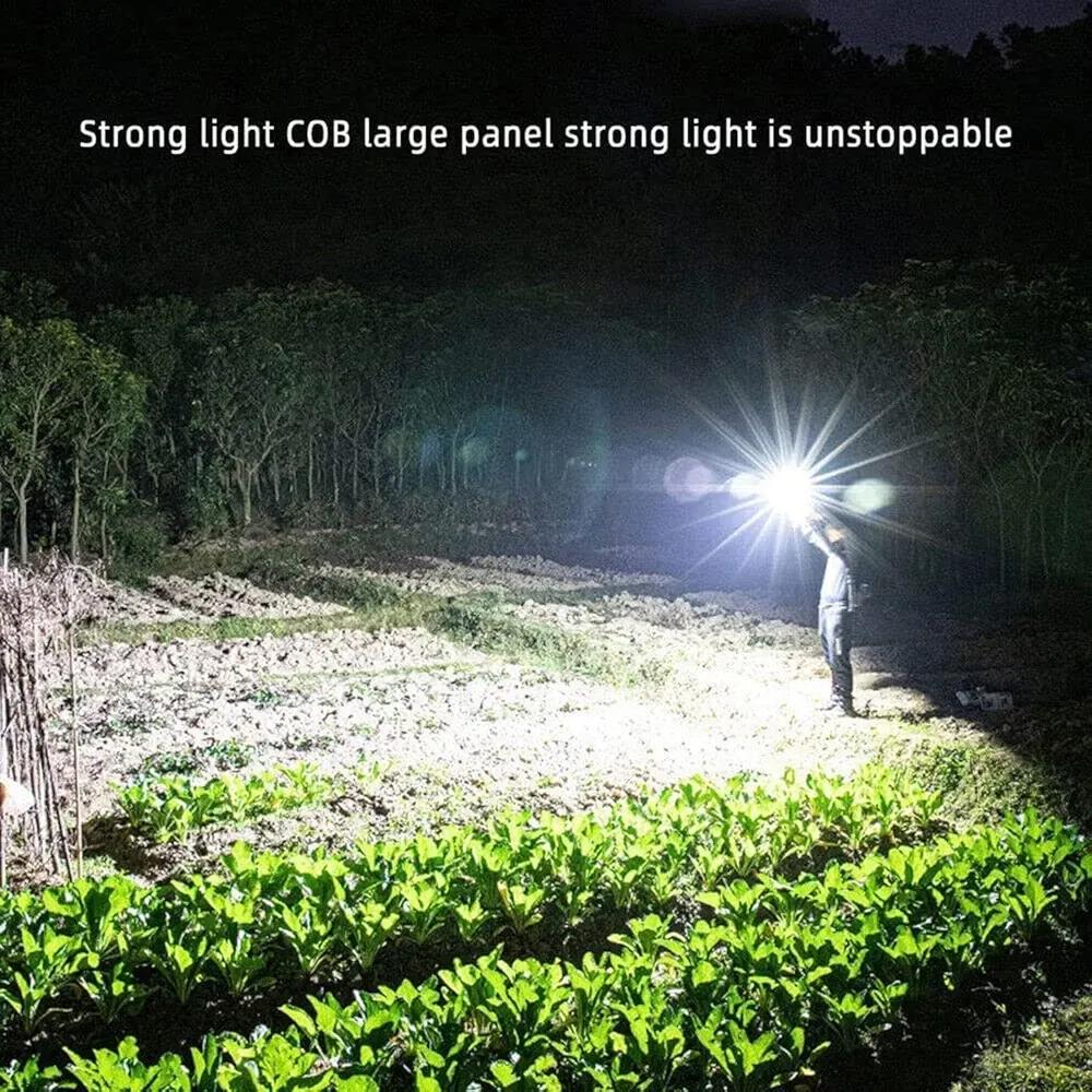 Rechargeable LED Torch 3W Black ABS