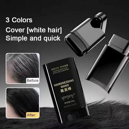 Black Hair Root Touch-Up Wand – Easy & Instant Coverage ✨